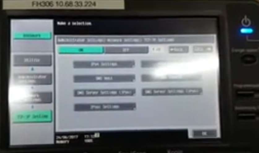 آموزش نصب پرینتر کونیکا مینولتا C452 C552 C652