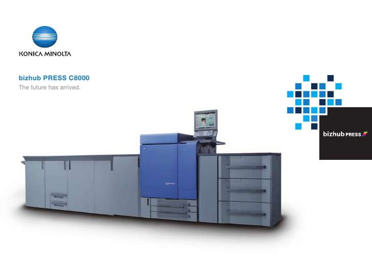 konica minolta bizhub press c8000
