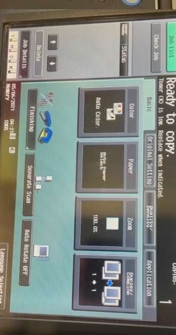 فیلم اموزشی رفع ارور و کد های خطا در دستگاه کپی رنگی کونیکا